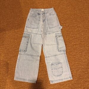 Forever 21 Light Blue Straight Leg Jeans